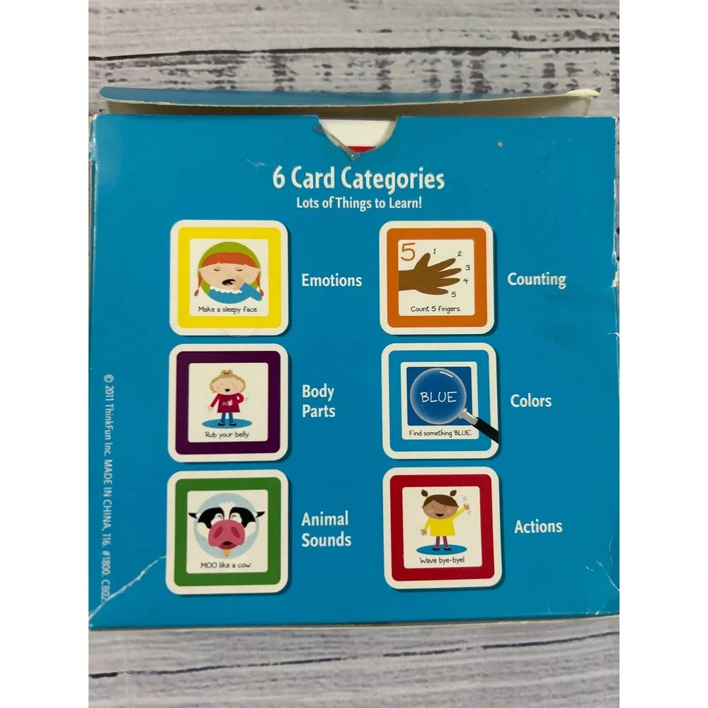 ThinkFun Roll & Play Game Plush Cube and 48 Activity Cards